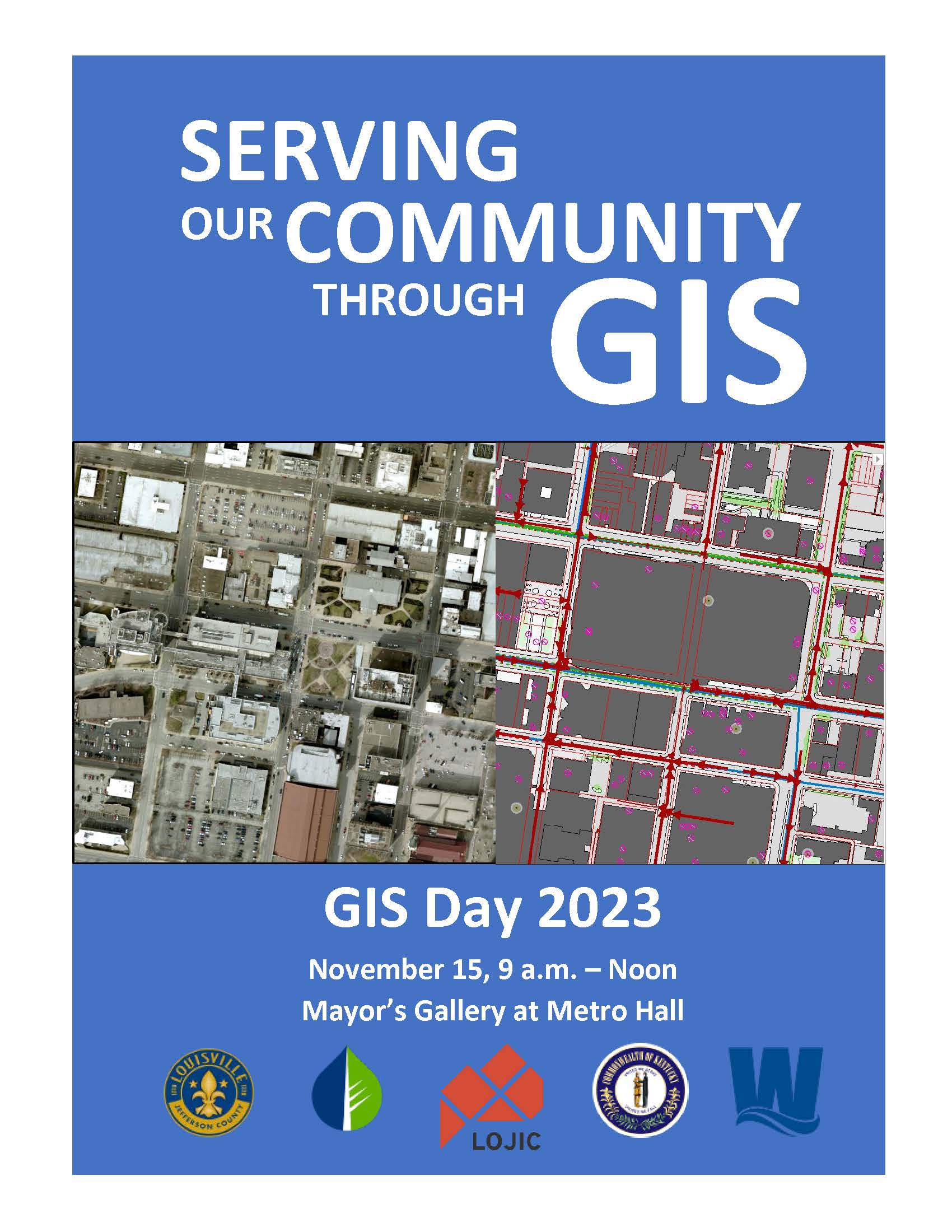LOGIC GIS Day 2023 flyer.